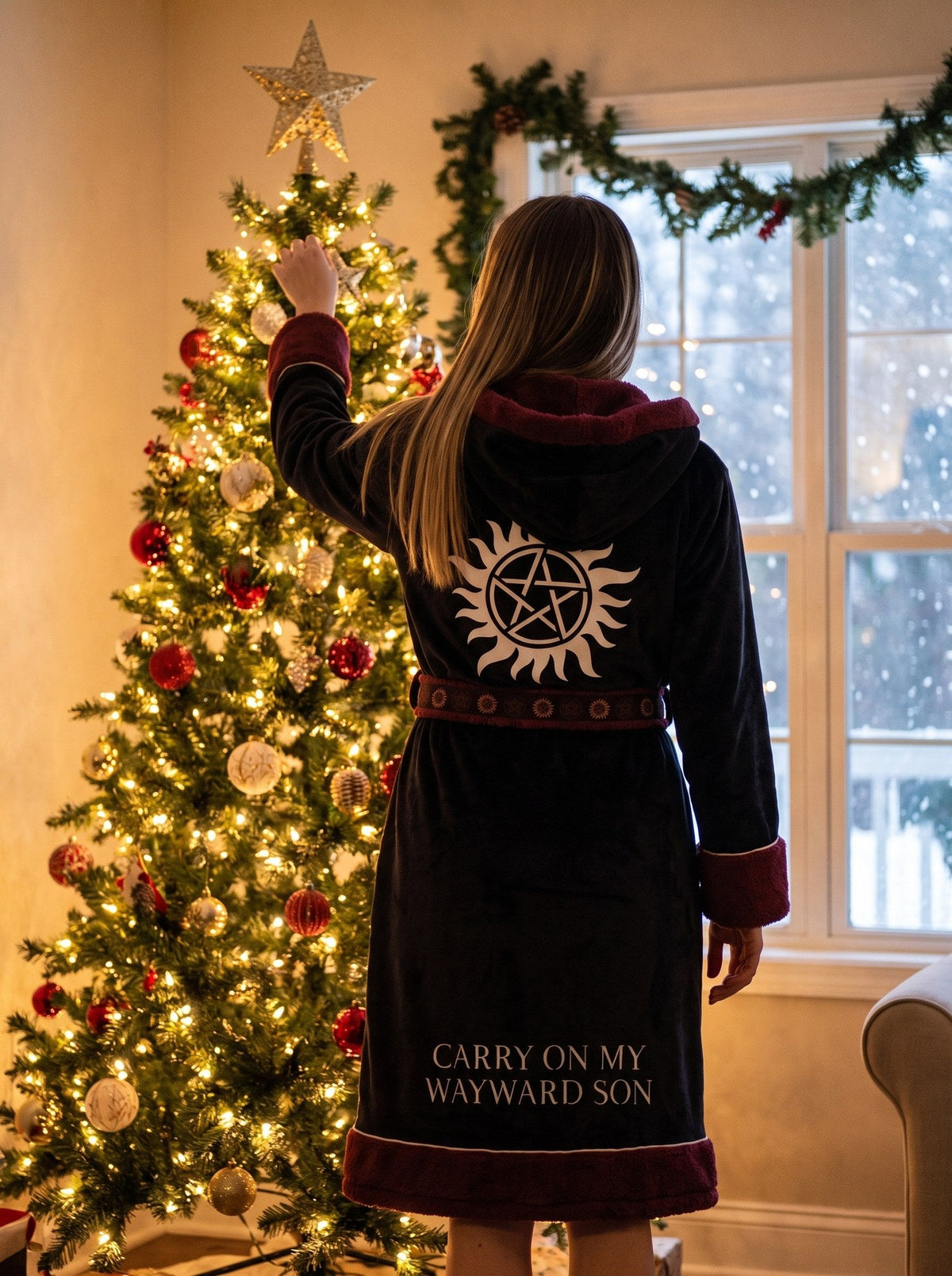 The Cozy SPN heated robe