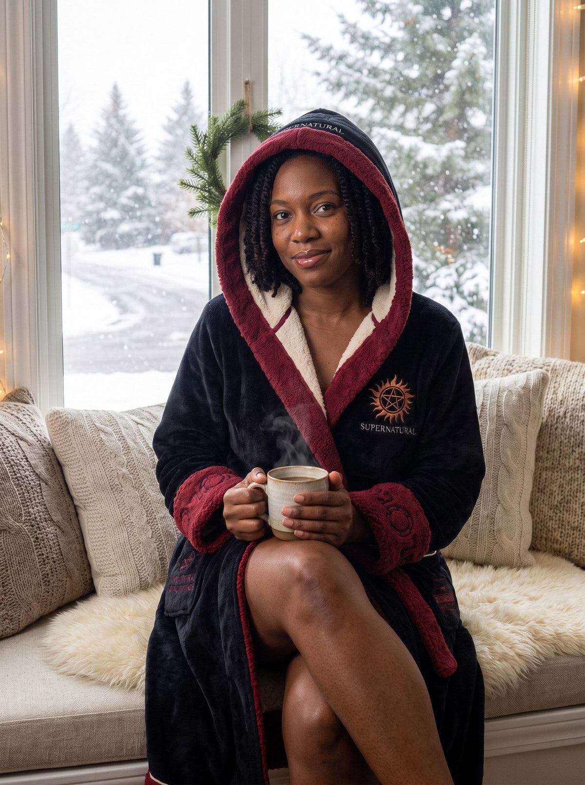 The Cozy SPN heated robe