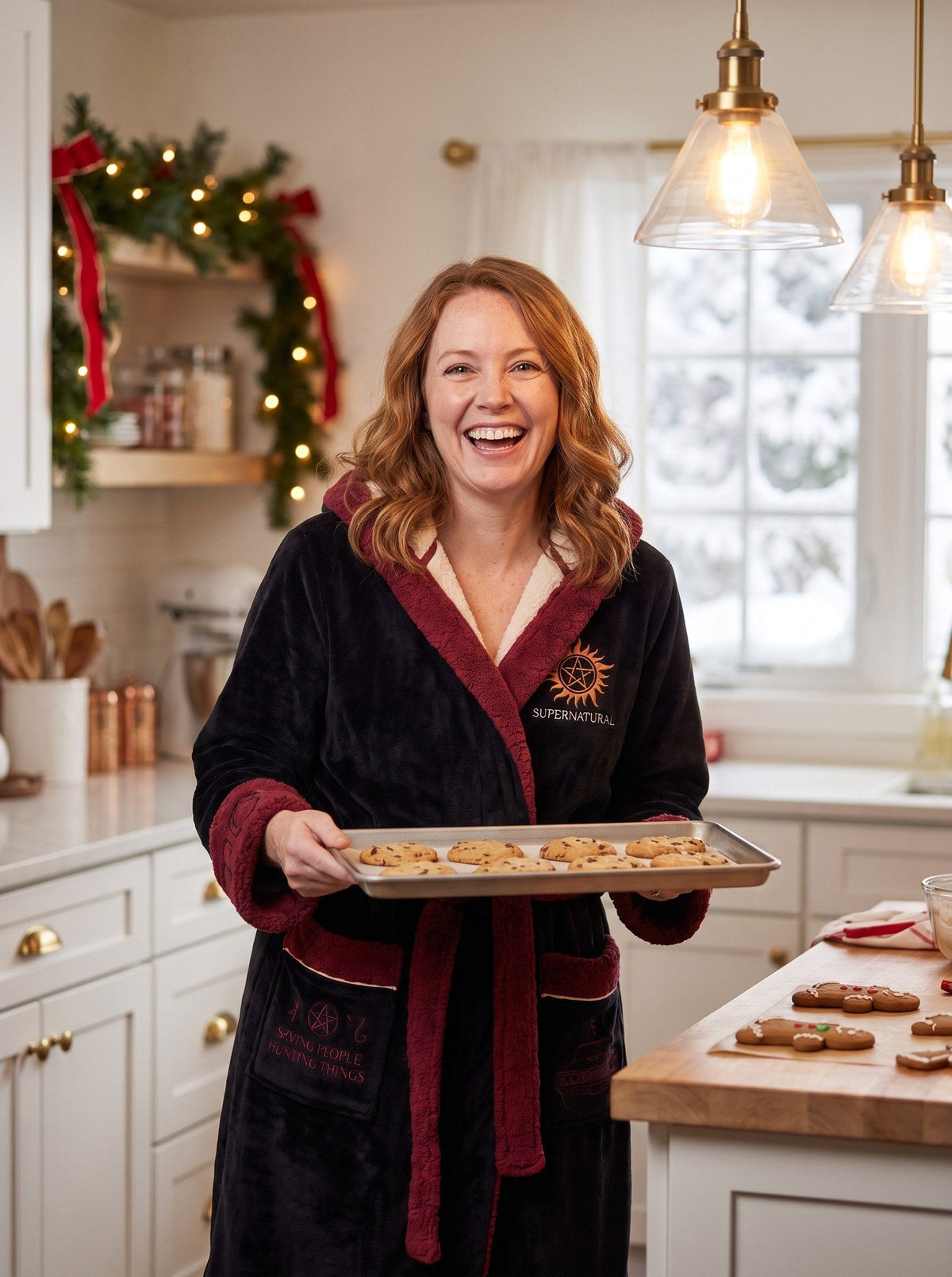 The Cozy SPN heated robe