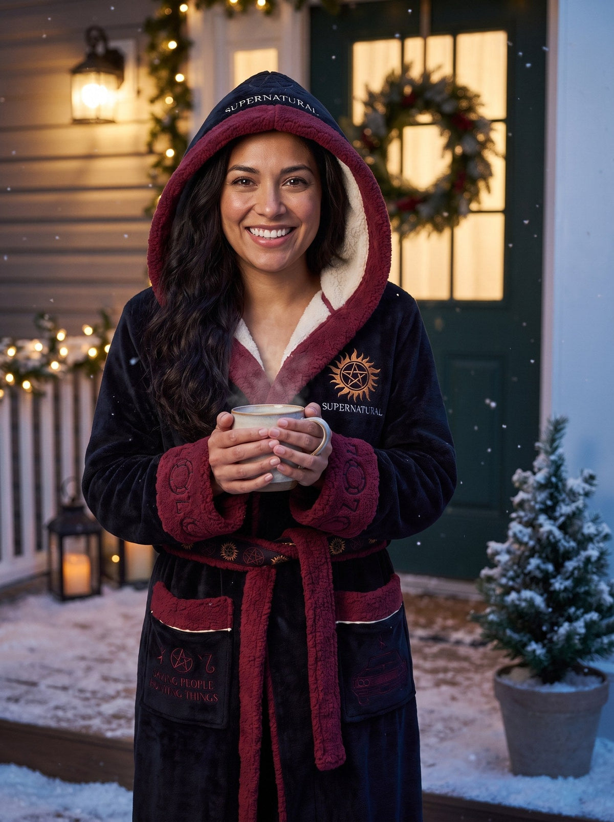 The Cozy SPN heated robe