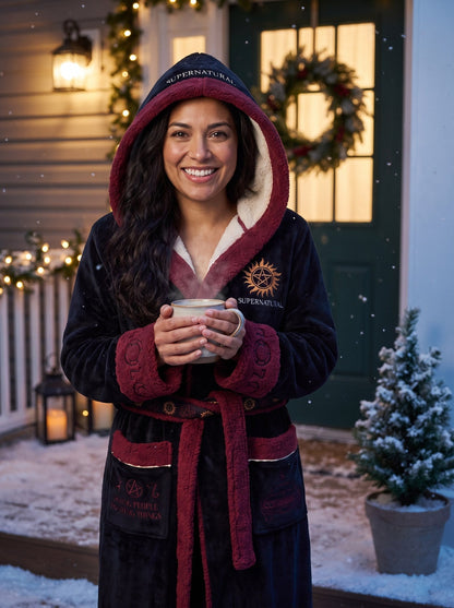 The Cozy SPN heated robe