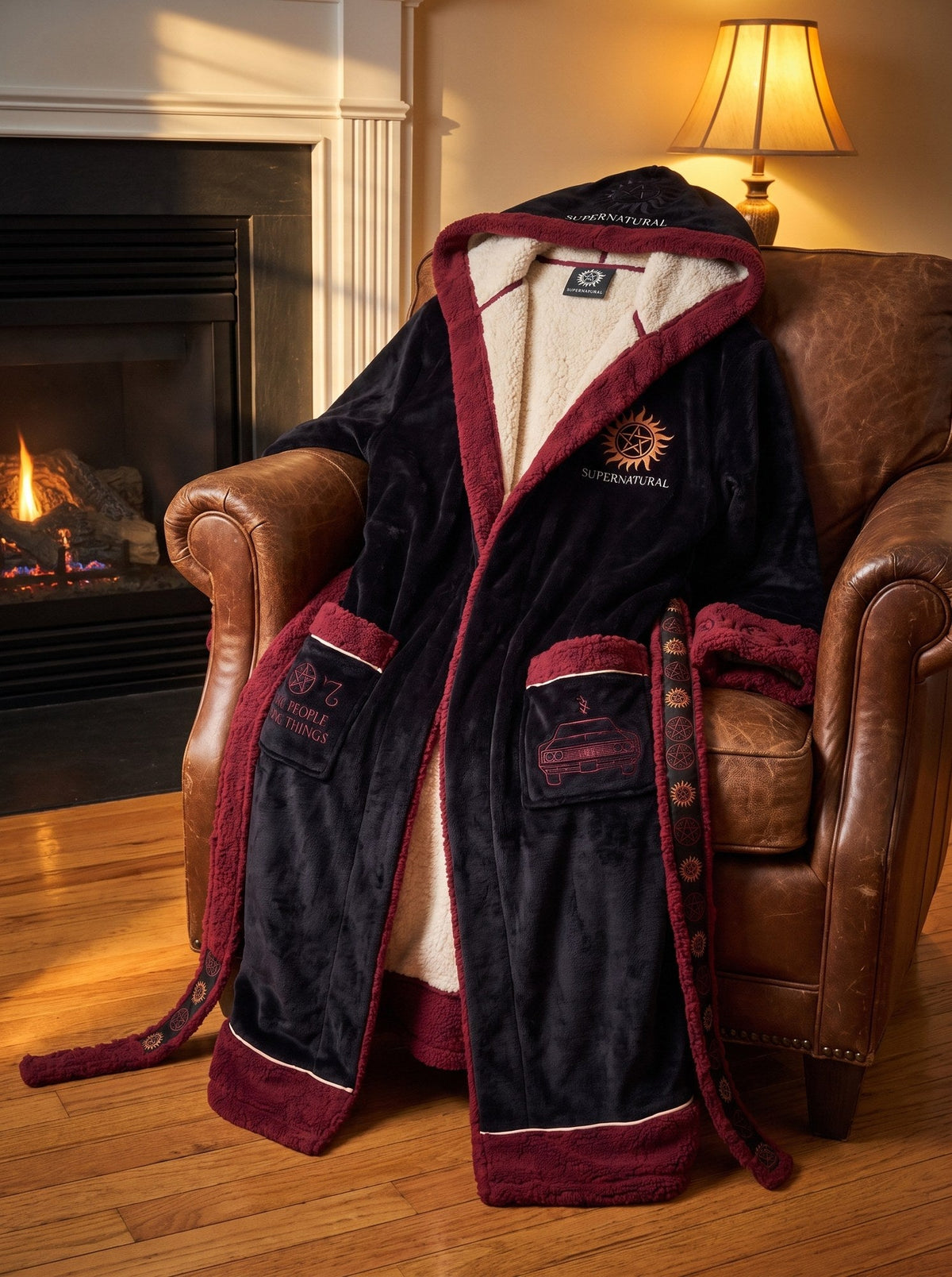 The Cozy SPN heated robe